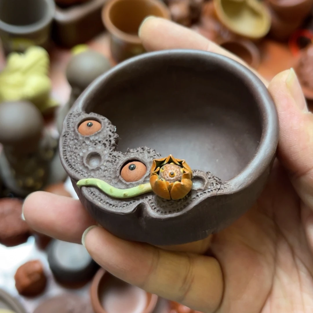 紫砂茶宠紫砂瑕疵