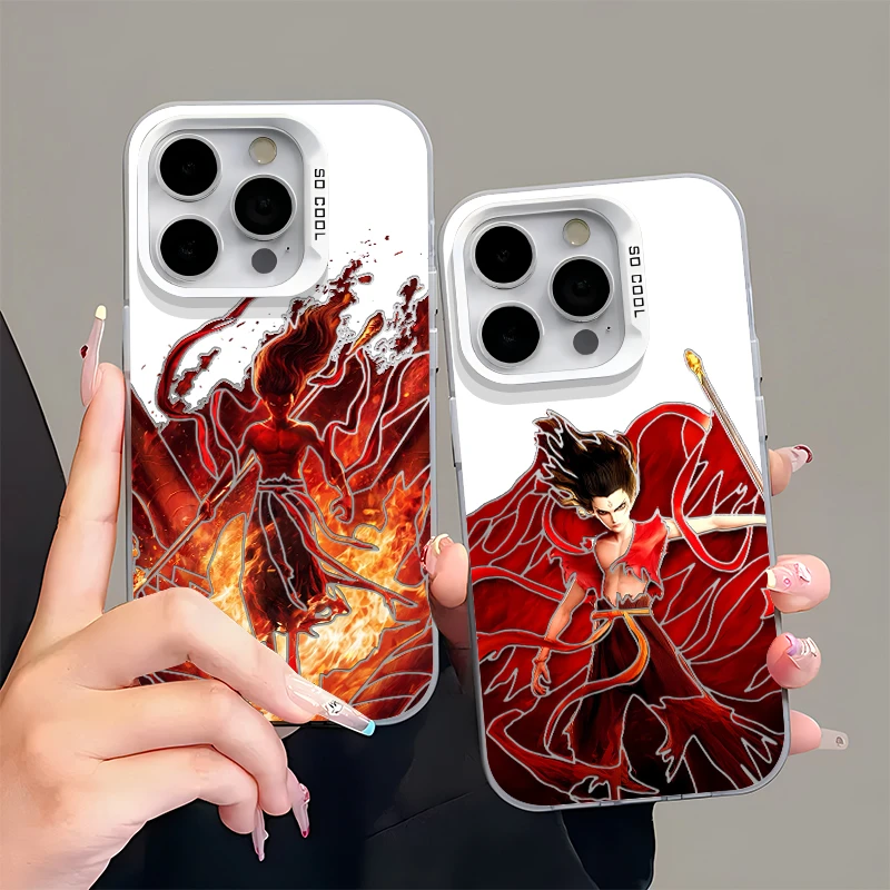 BANCA魔童哪吒闹海适用苹果16/15promax手机壳华为oppo小米14vivo