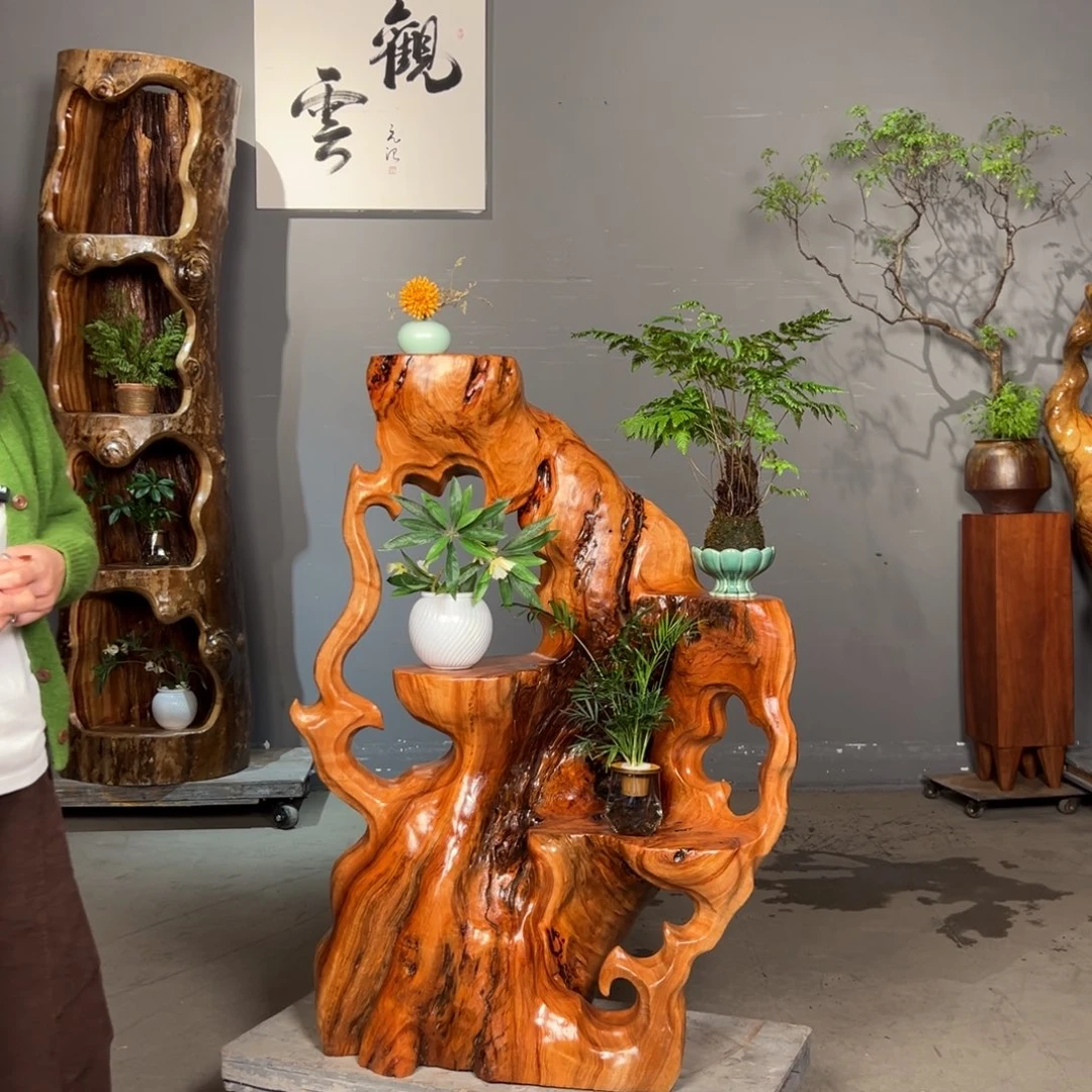 莲***澤香樟木整体无拼接