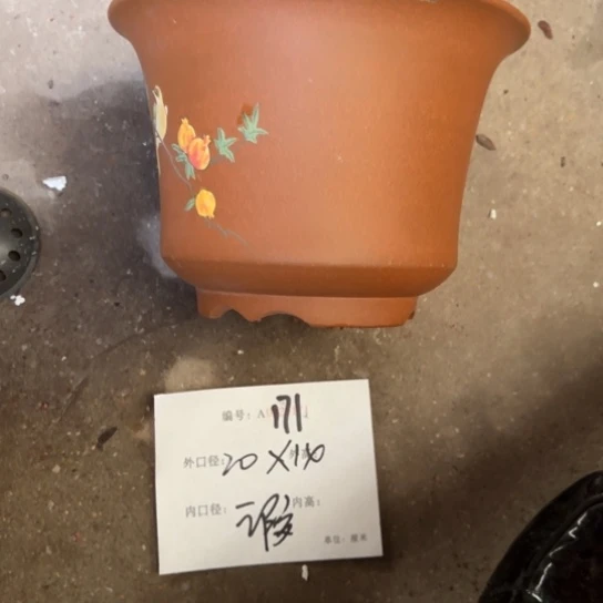 紫砂花盆紫色搭配花盆