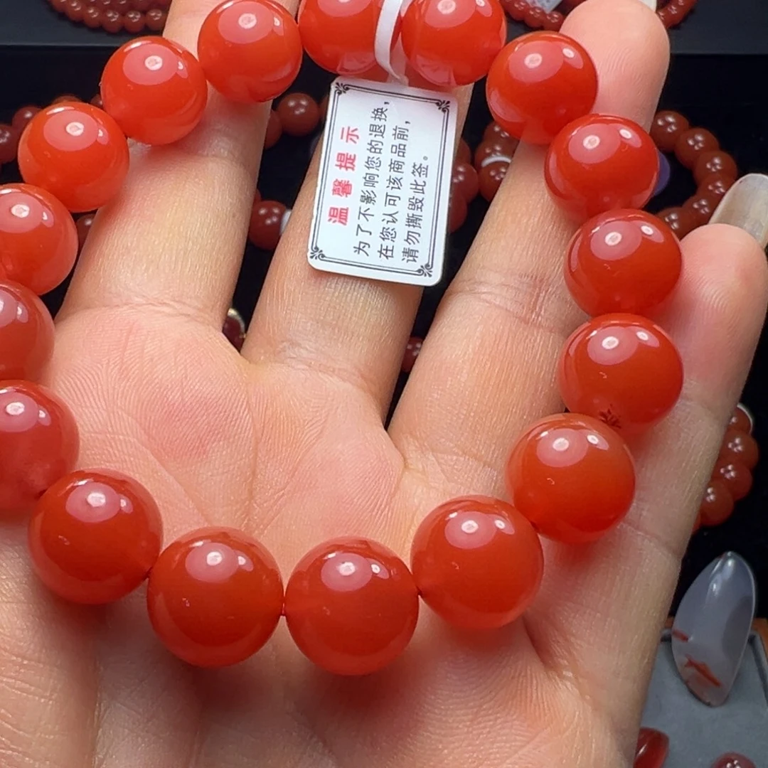 南红玛瑙未镶嵌手串