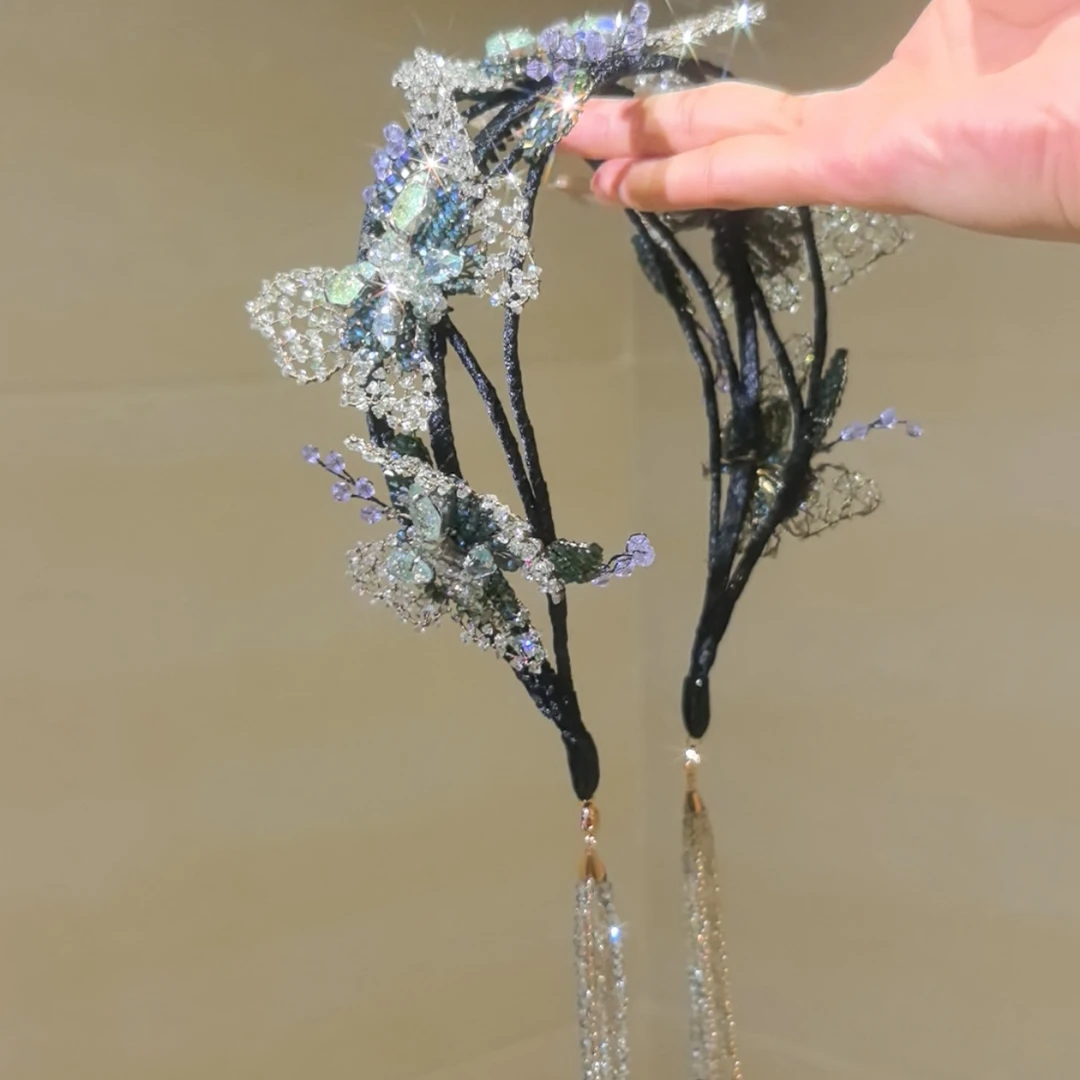 西子家莫奈维多利亚蝴蝶发箍