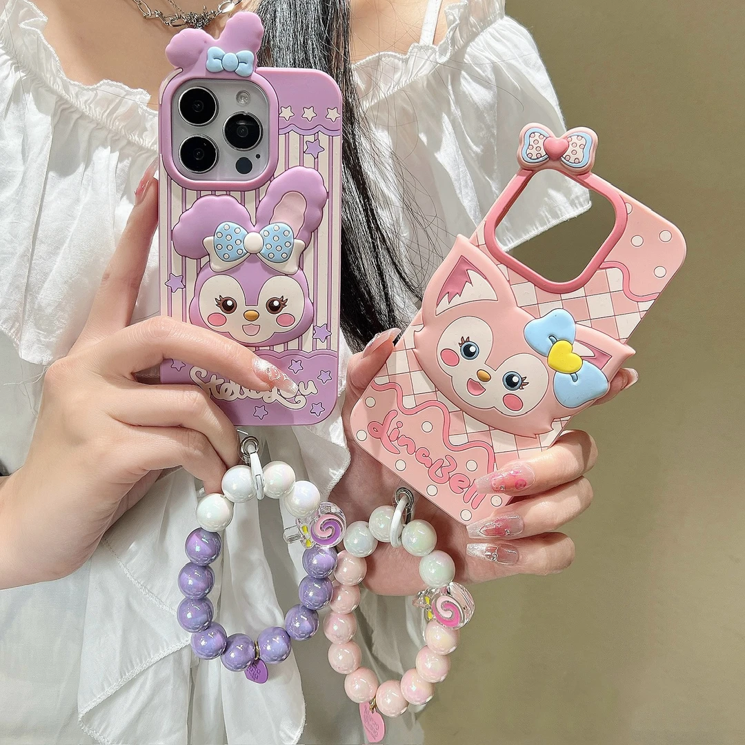 苹果|星黛露玲娜贝尔卡通蝴蝶结适用iPhone16可爱ins软硅胶手机壳