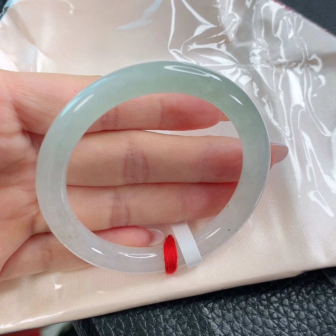 未镶嵌手镯翡翠 圆条⑨⑤冰晴