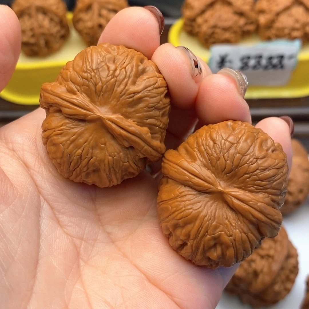 文玩核桃把件39尺全品球宝