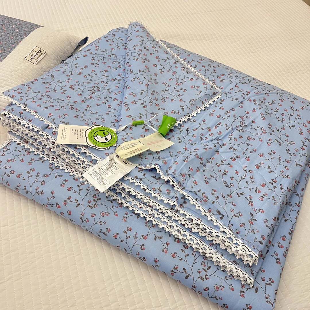 畅姐推荐【新疆长绒棉夏凉被】母婴级双A类抗菌夏凉被可机洗/空调被