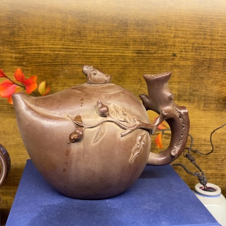 寻***梅紫砂茶壶紫砂茶具紫砂