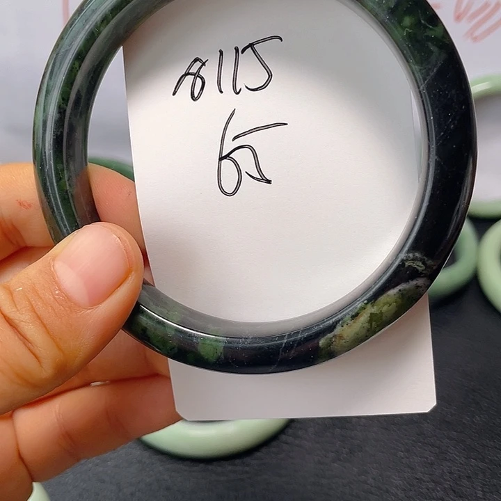 合金蛇纹石玉手镯