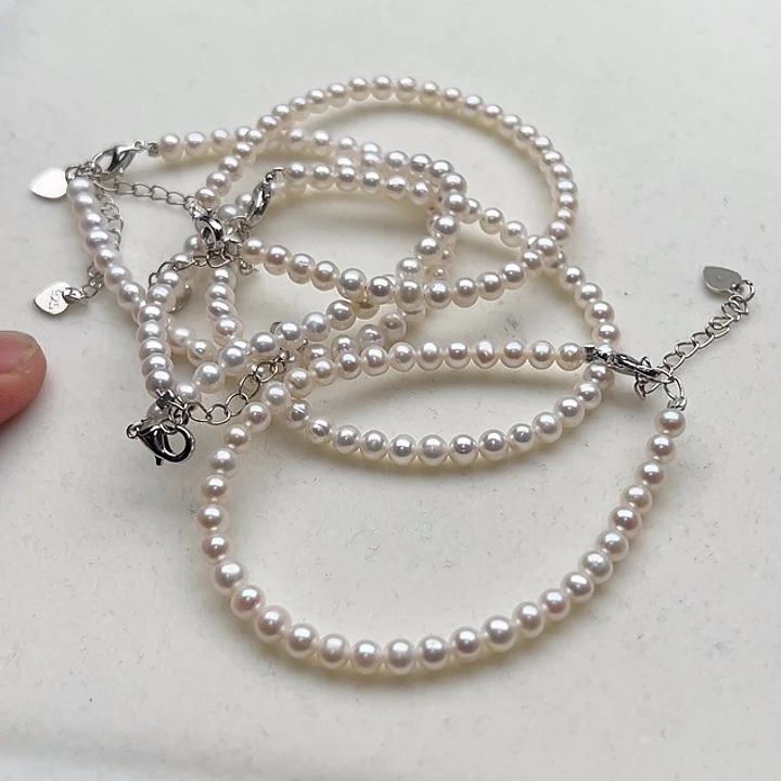 淡水珍珠手绳钛钢