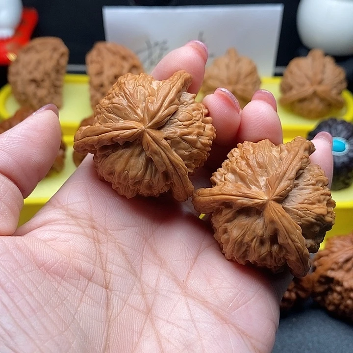 擒***生把件文玩核桃40白狮子