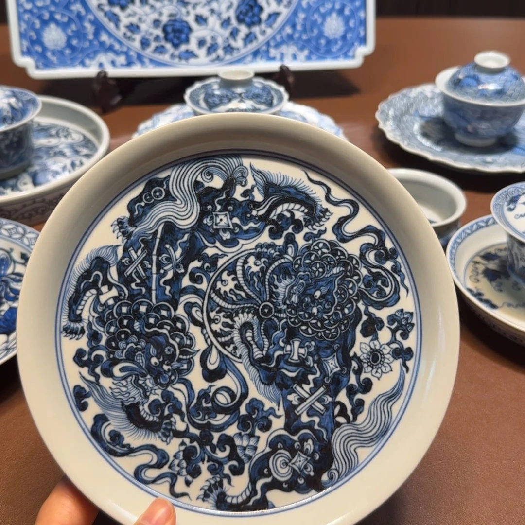 手工手绘茶具微瑕