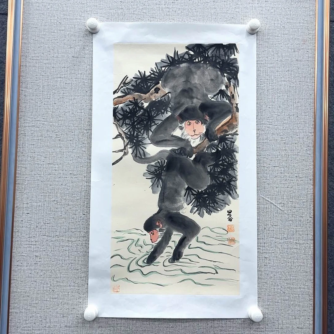 国画国画亲笔手绘原创