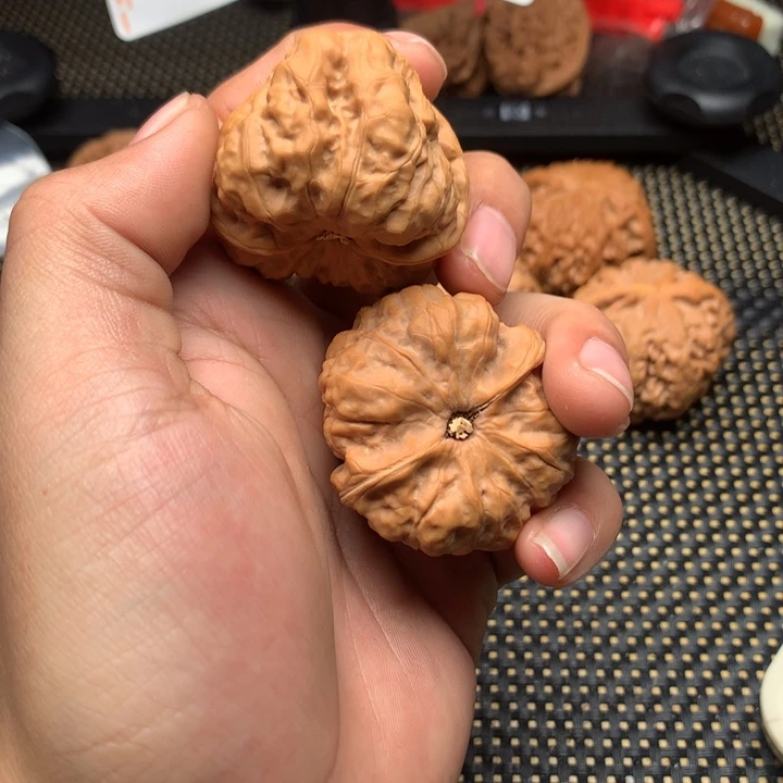 文玩核桃把件萌*爸蛤蟆