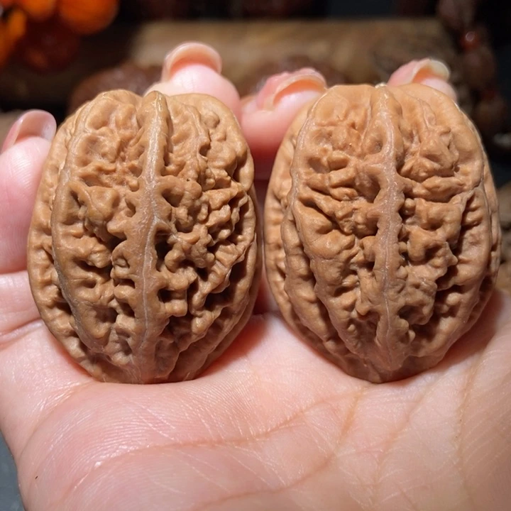 把件文玩核桃东北楸子小雪21