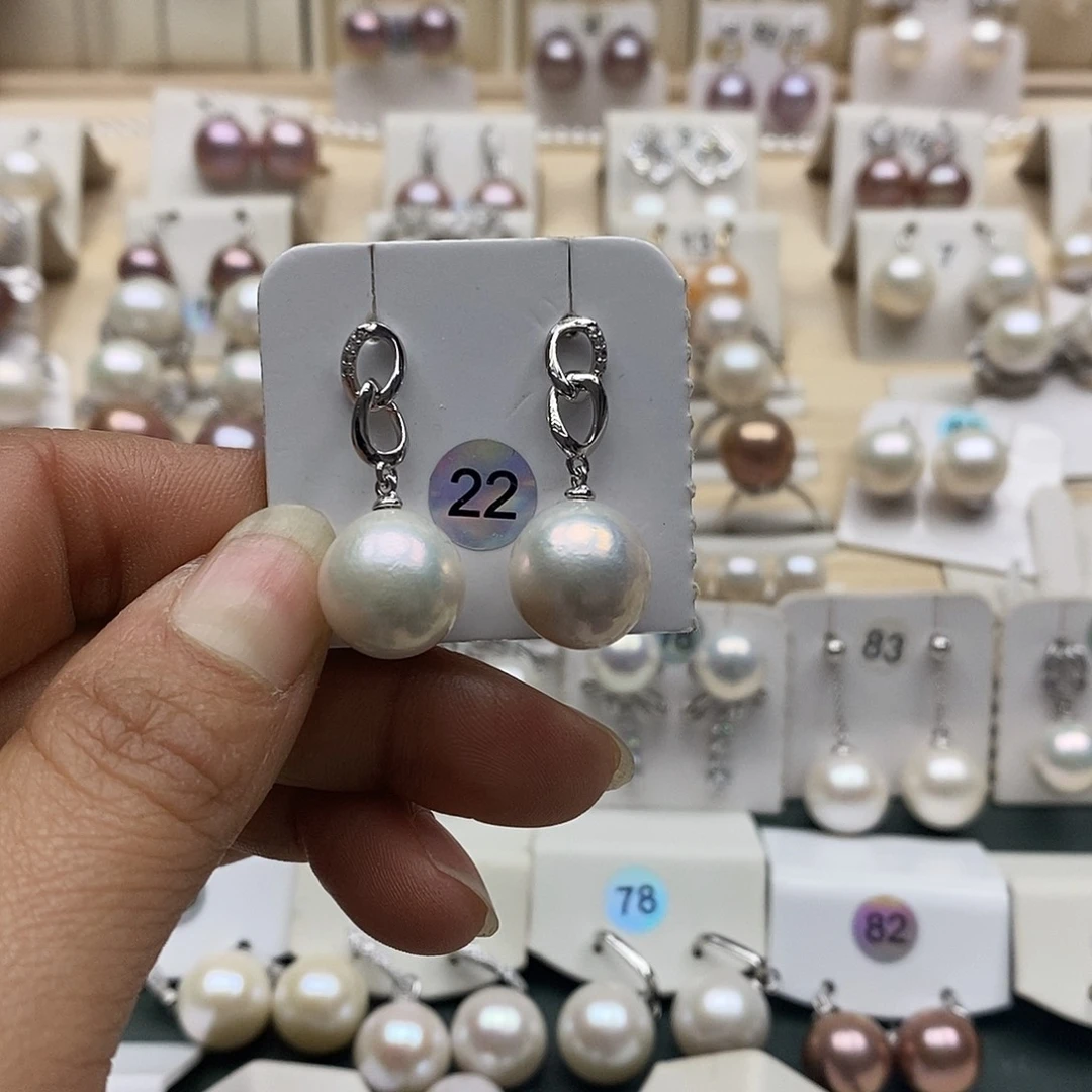 颈饰淡水珍珠银S925镶嵌