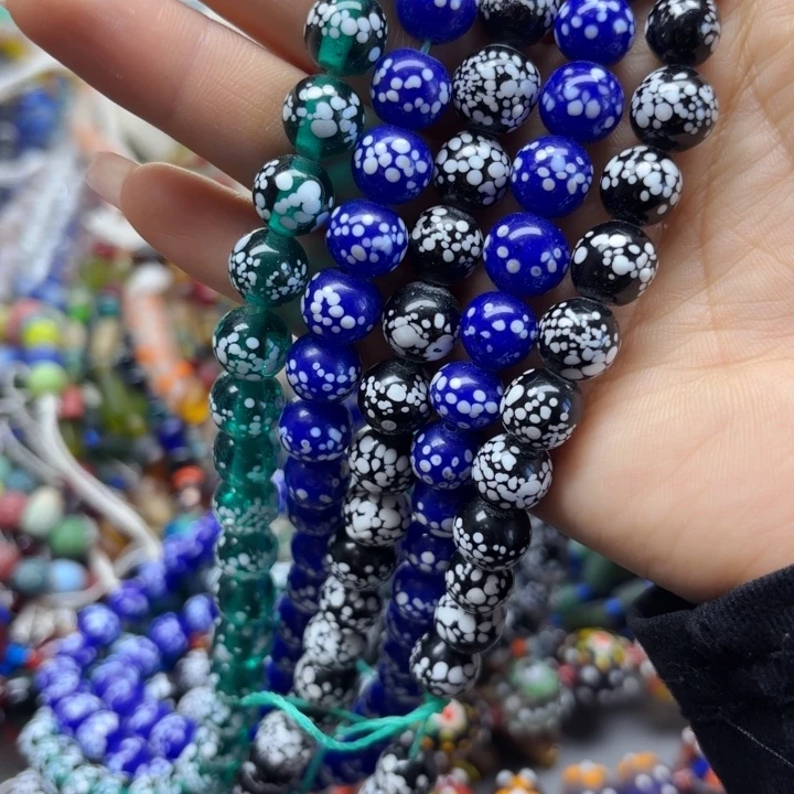 琉璃颈饰琉璃琉璃