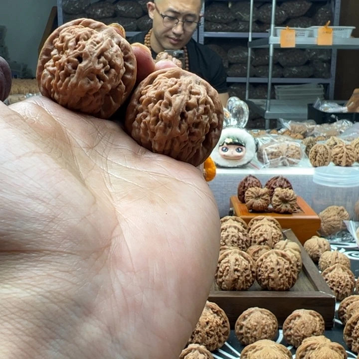 吊坠文玩核桃莲花