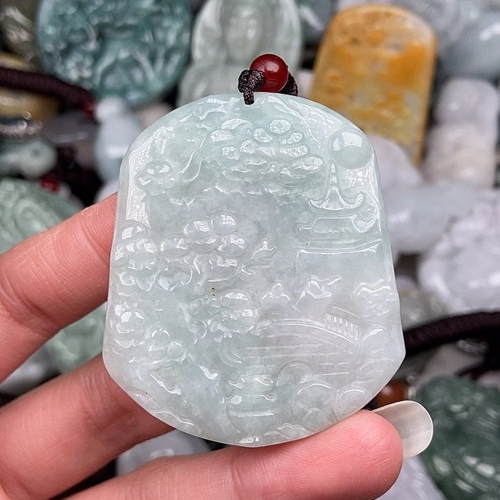 颈饰未镶嵌翡翠翡翠