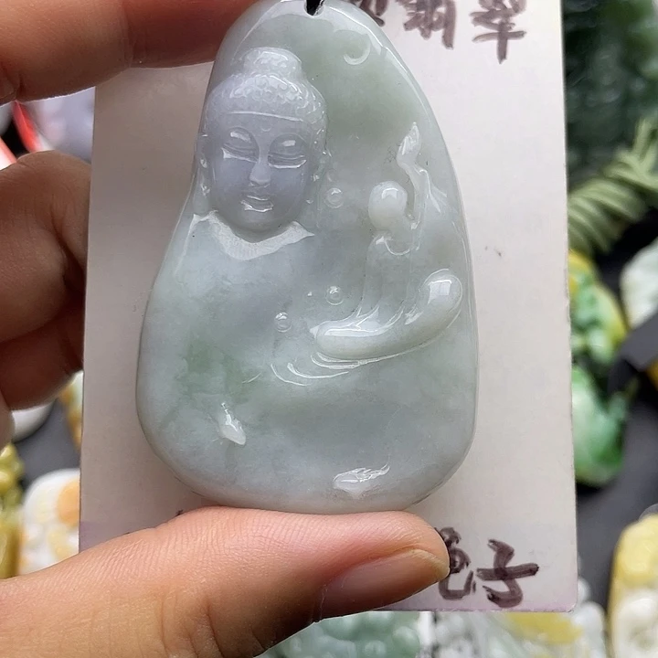颈饰未镶嵌翡翠天然翡翠