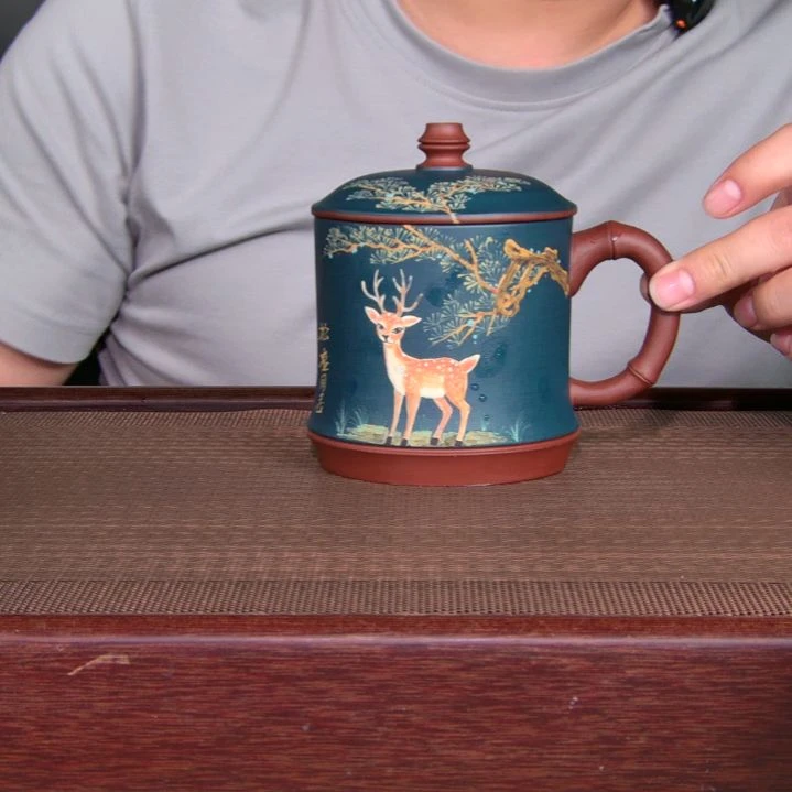 茶杯紫砂高货放漏