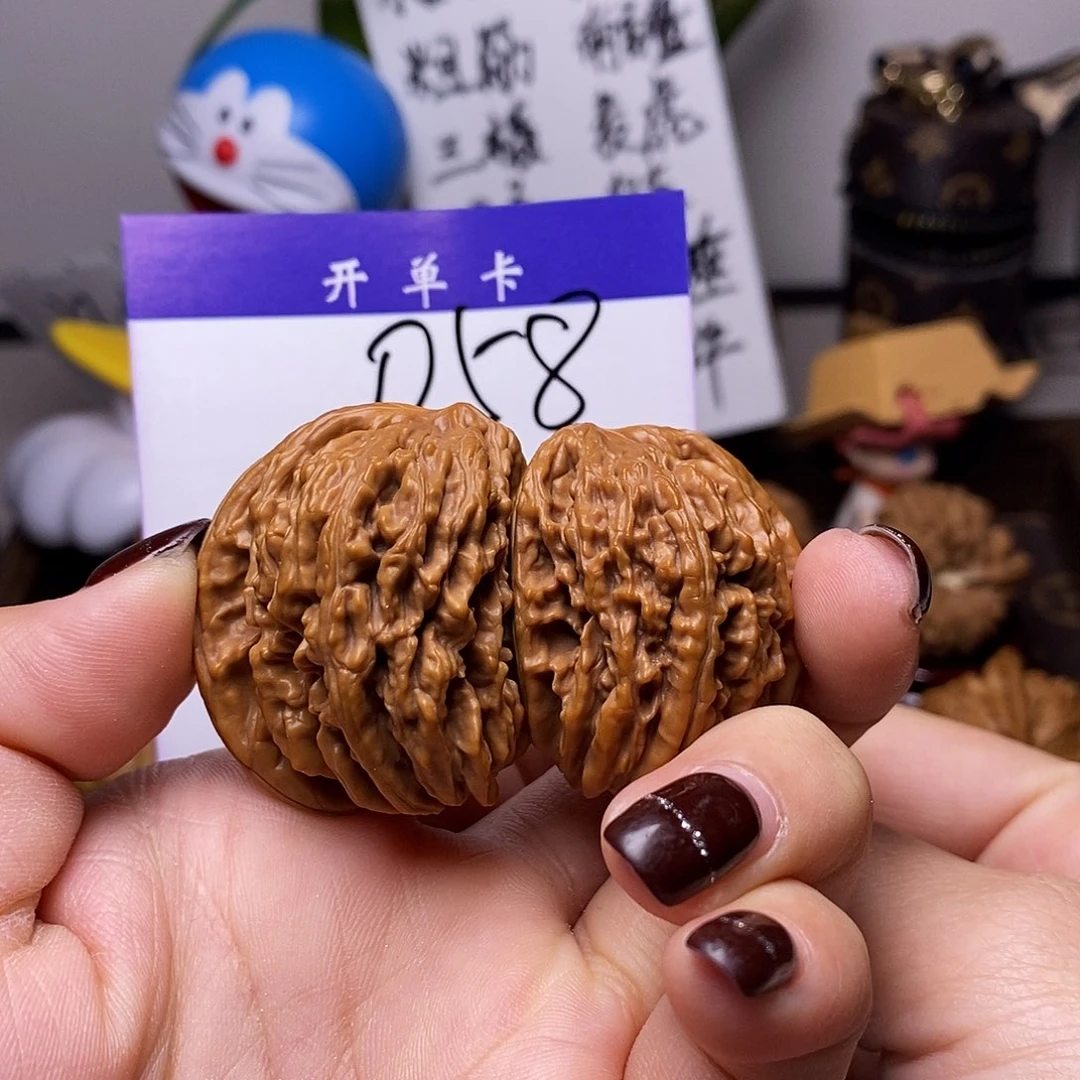 吊坠桃核文玩核桃四座楼半壁61修n