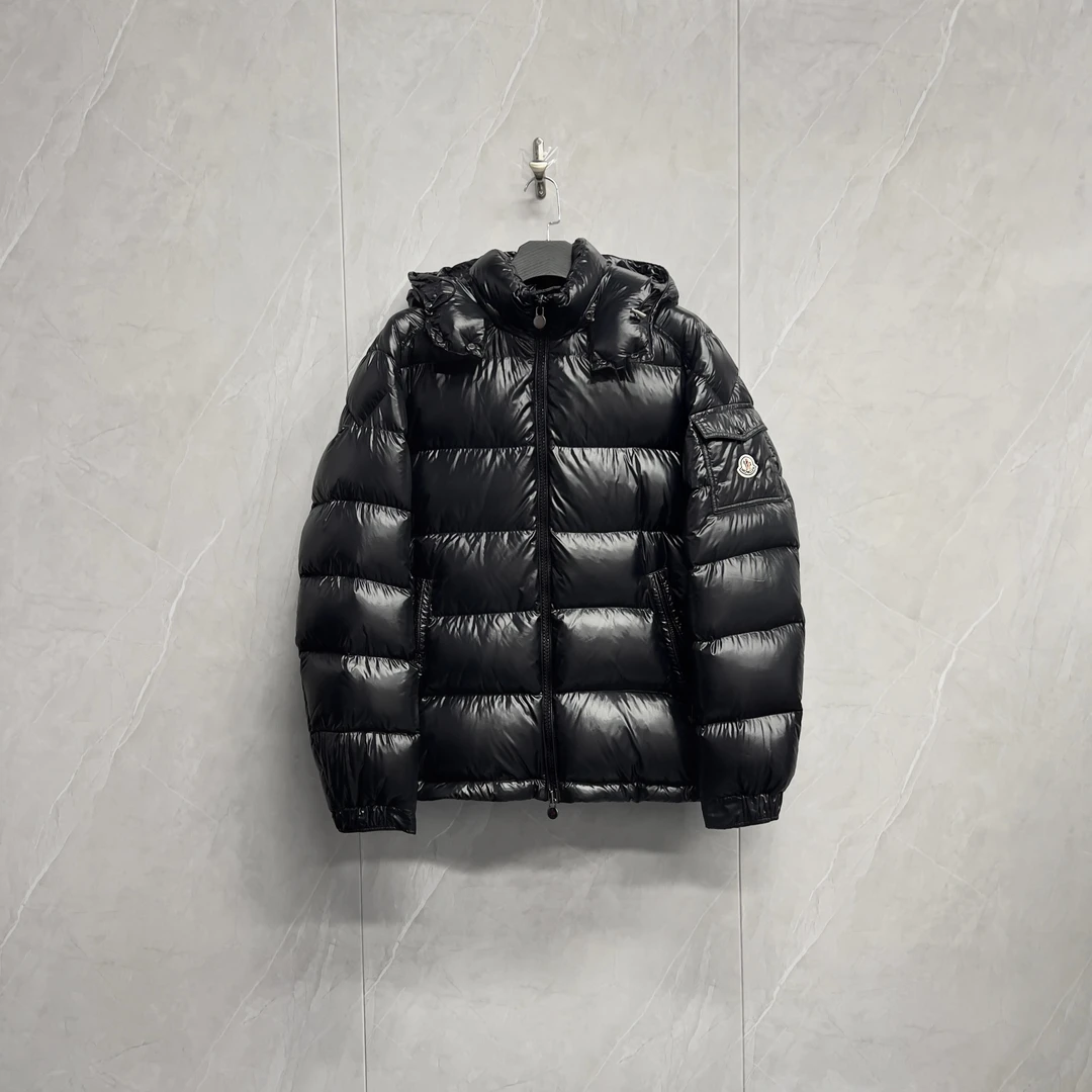 99新 MONCLER Maya袖标Logo羽绒服夹克外套/6码稀少大码/唯一