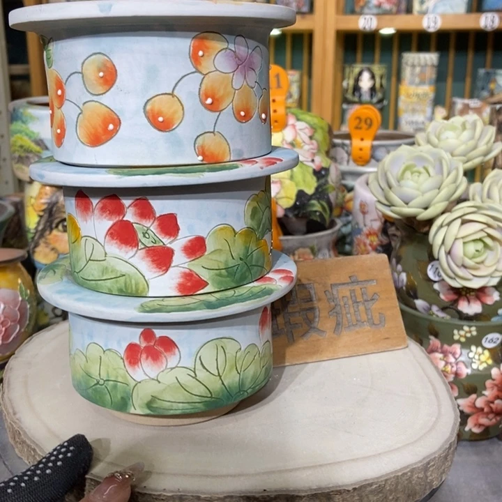 红陶景德镇艺术手绘作品