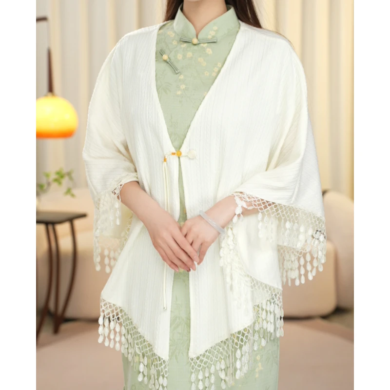 [流苏披肩]苏禾旗袍流苏披肩