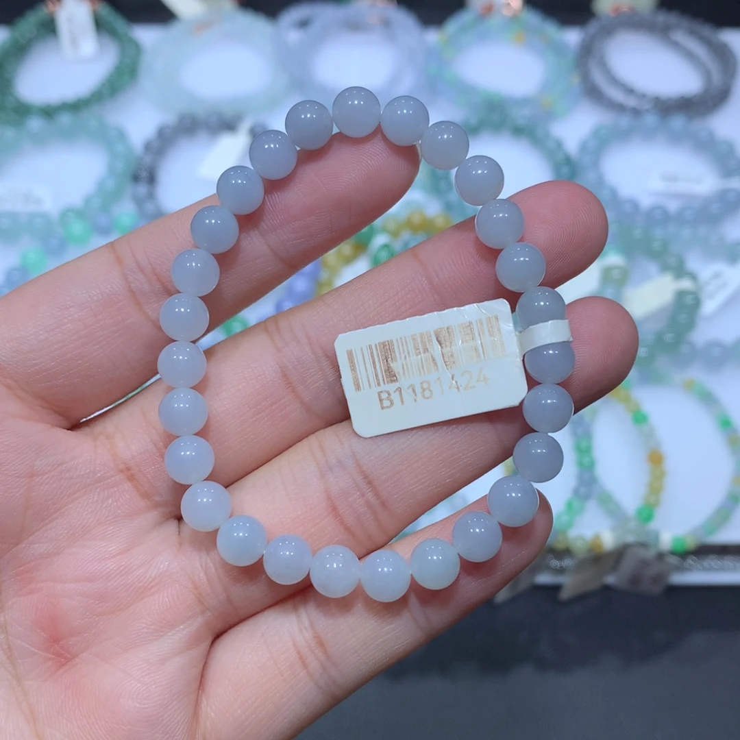 未镶嵌手串翡翠天然