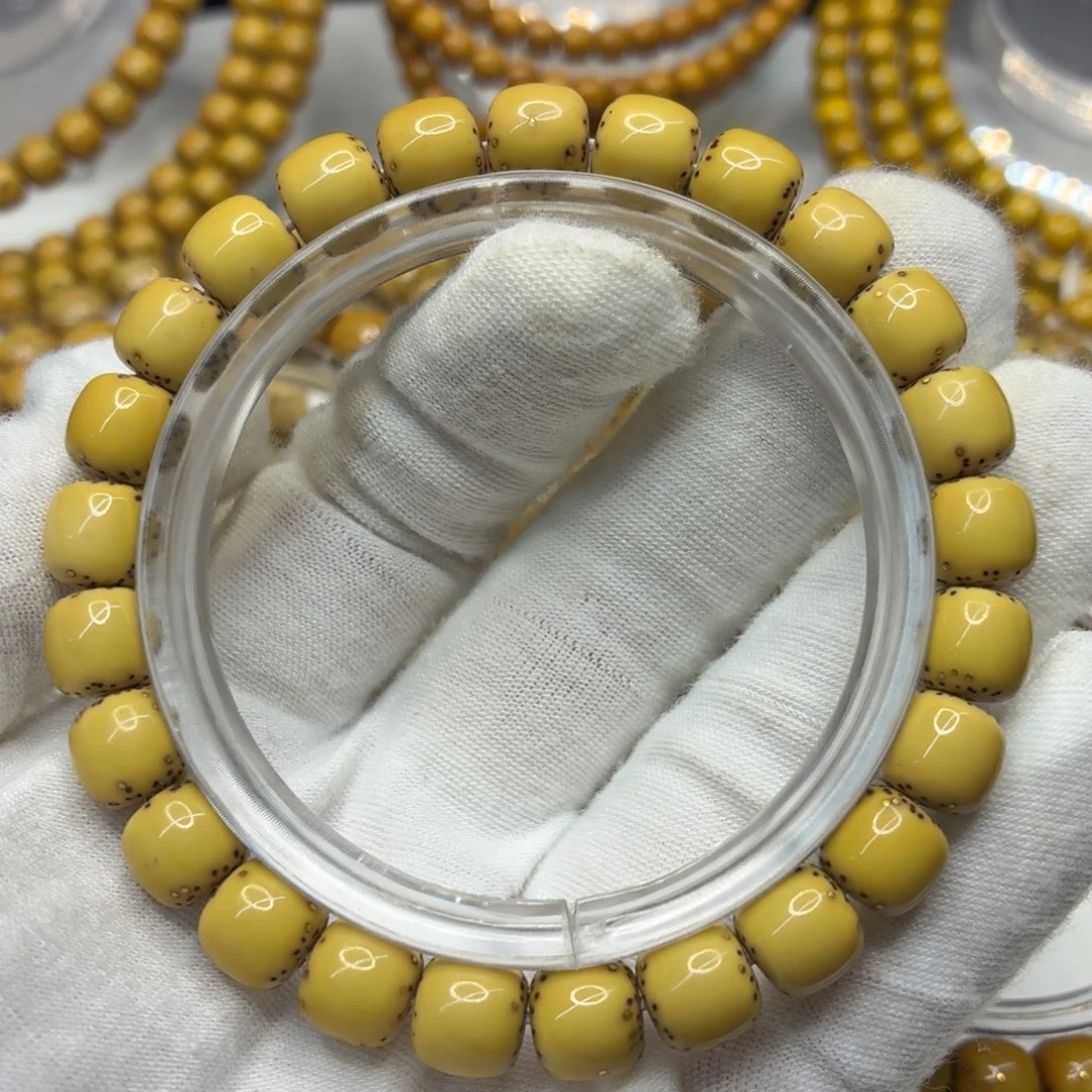 星月菩提吊坠9x8通体贯穿