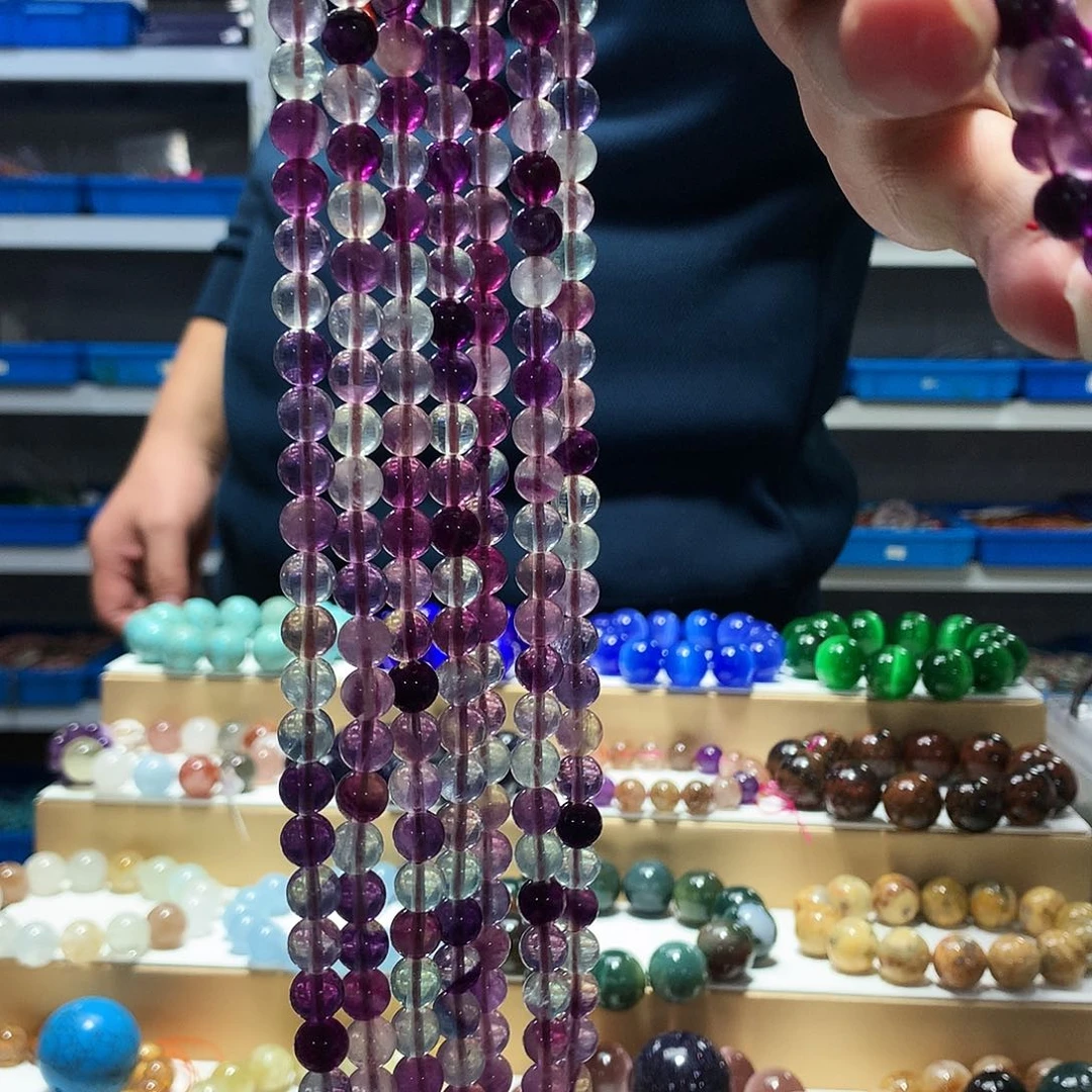 未镶嵌手串玛瑙/玉髓彩莹石卡8一条