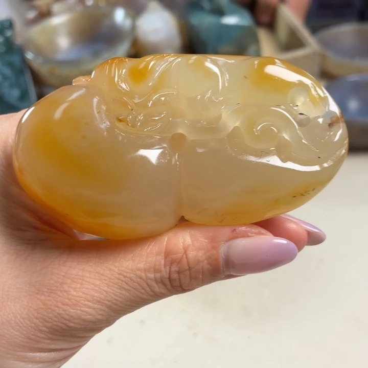 玛瑙/玉髓未镶嵌吊坠(不含链)