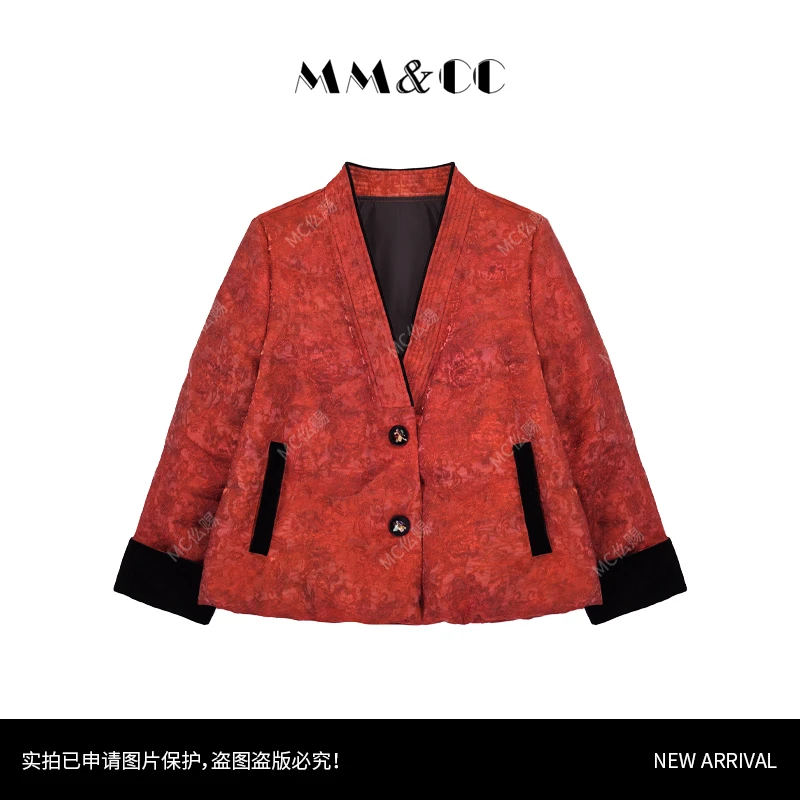 【小福云】新中式高定系列保暖冬鹅绒服外套G9369绵绵