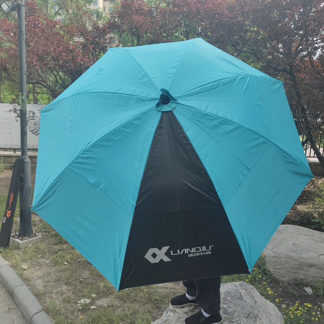 钓鱼伞2.0米便携式折弯防雨防晒垂钓伞地插折叠钓伞渔具