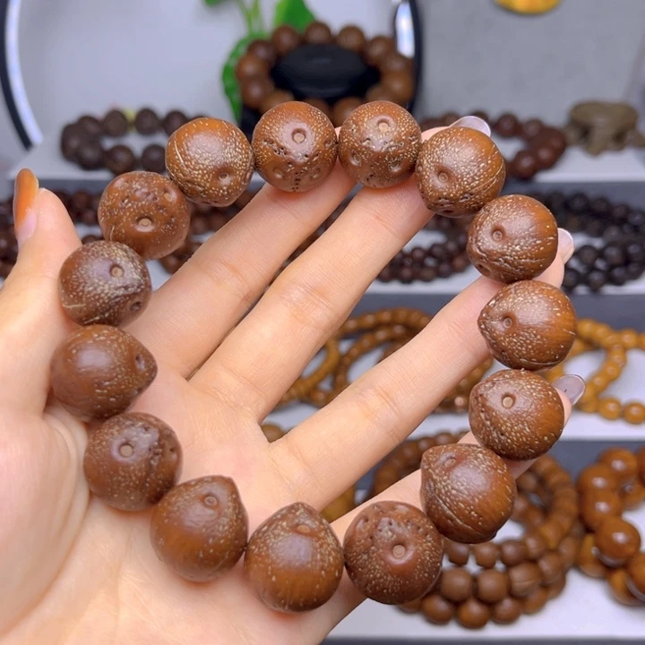 手串紫金鼠原皮正圆巴西籽