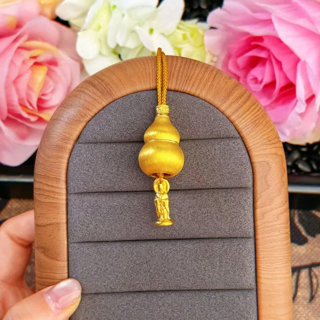 【小鹏黄金】足金999丝绒葫芦观音吊坠4.12 3.92 3.99 4.04 4.25