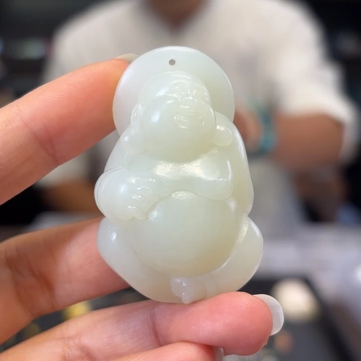菠***哥项链未镶嵌和田玉和田玉
