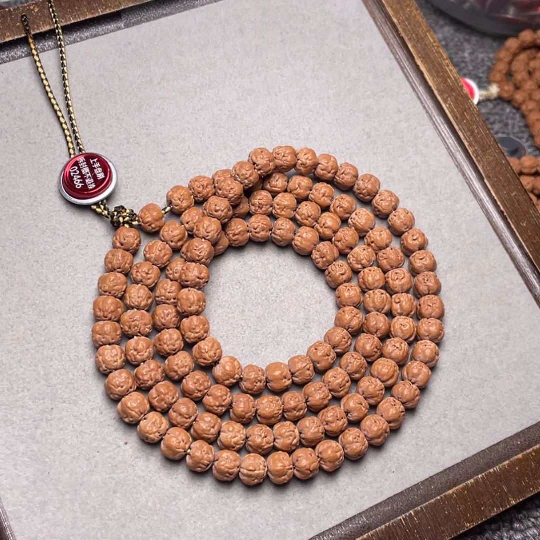 杨***胖金刚菩提手串超头定制款满S佛手尺寸7.5