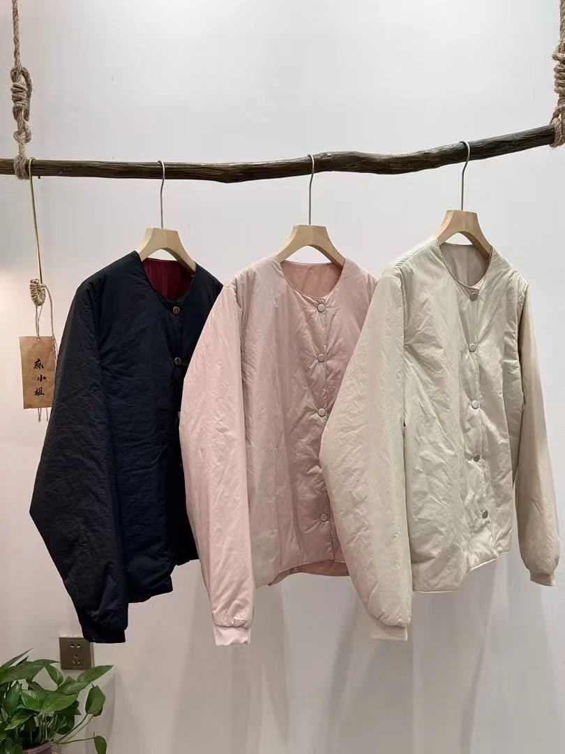 糯米小棉服~新款轻薄保暖女棉服秋冬极简风休闲百搭款