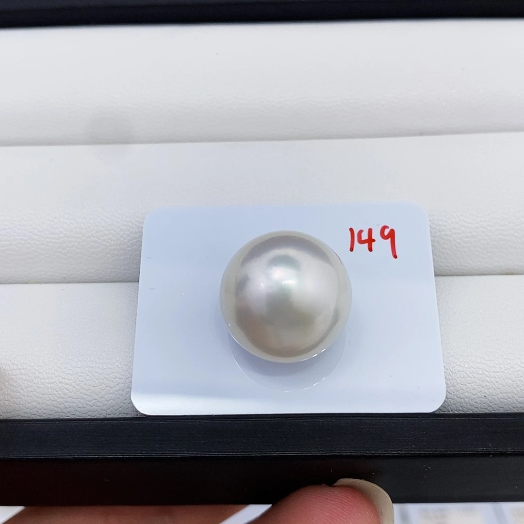 未镶嵌耳饰海水珍珠16.6澳白单颗