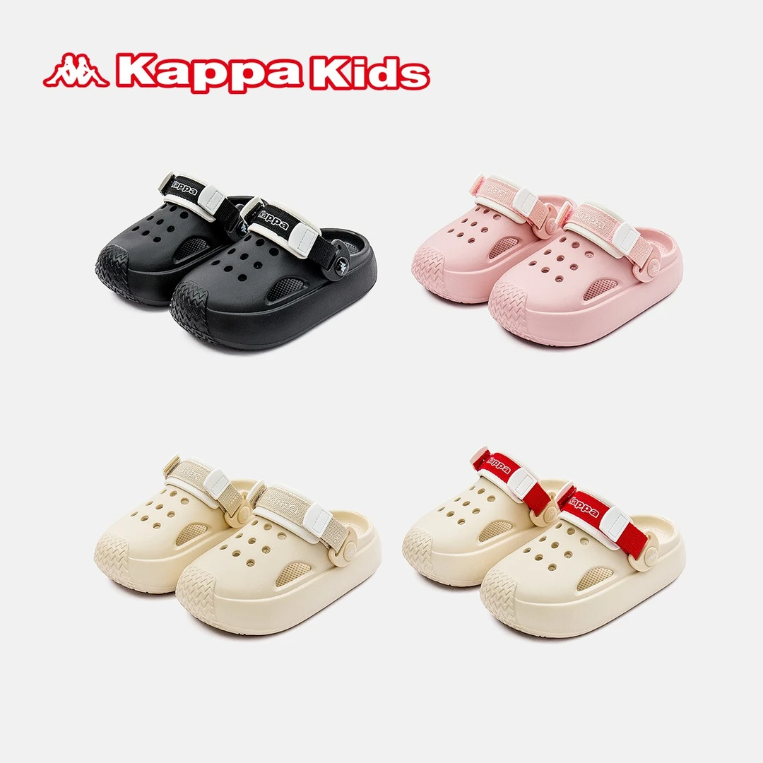 【奥莱】卡帕2025新款童鞋软底透气休闲外穿厚底洞洞鞋凉2006