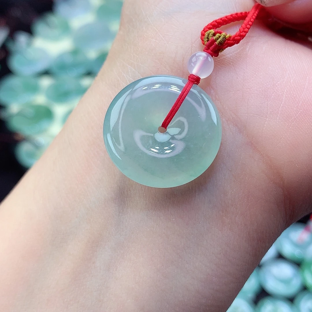 翡翠颈饰未镶嵌21尺寸22.5-4.8