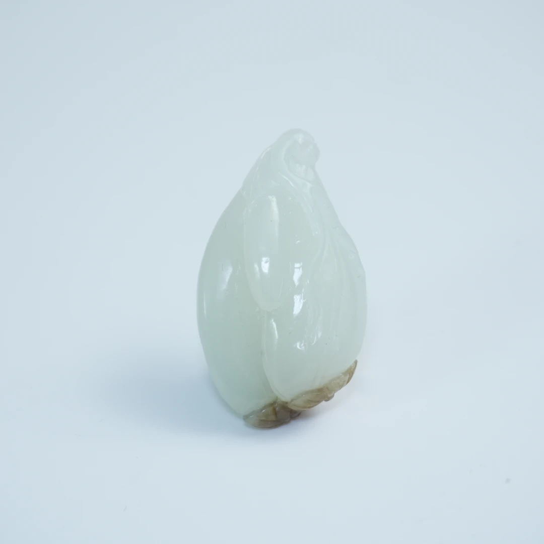 清代瓜瓞延绵巧雕玉佩436357*古玉*传承