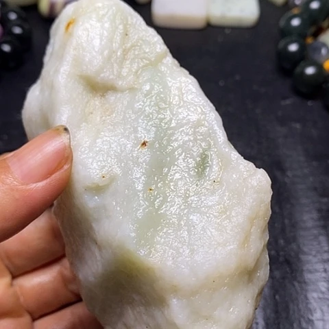 和田玉未镶嵌摆件