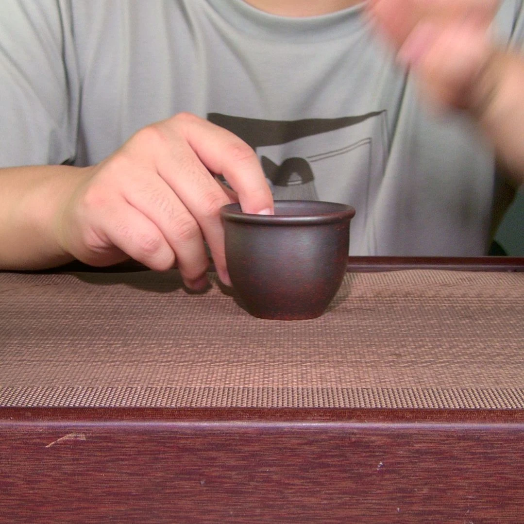 茶杯紫砂高货放漏