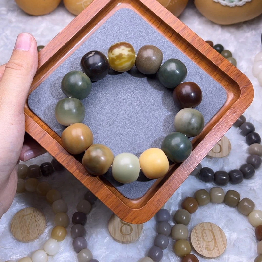 手串菩提根/象牙果微瑕胖苹果卡21