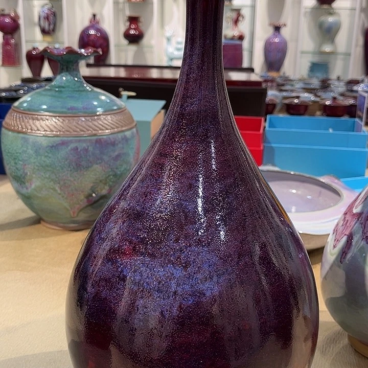 ?*色钧瓷摆件钧瓷摆件