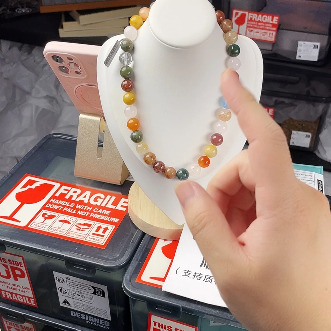 水晶手链银S925镶嵌