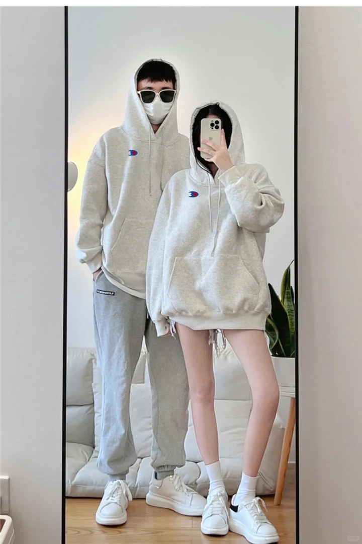 【直播专享链接】不缩水连帽开衫款不起球长袖卫衣加绒套头秋季春季