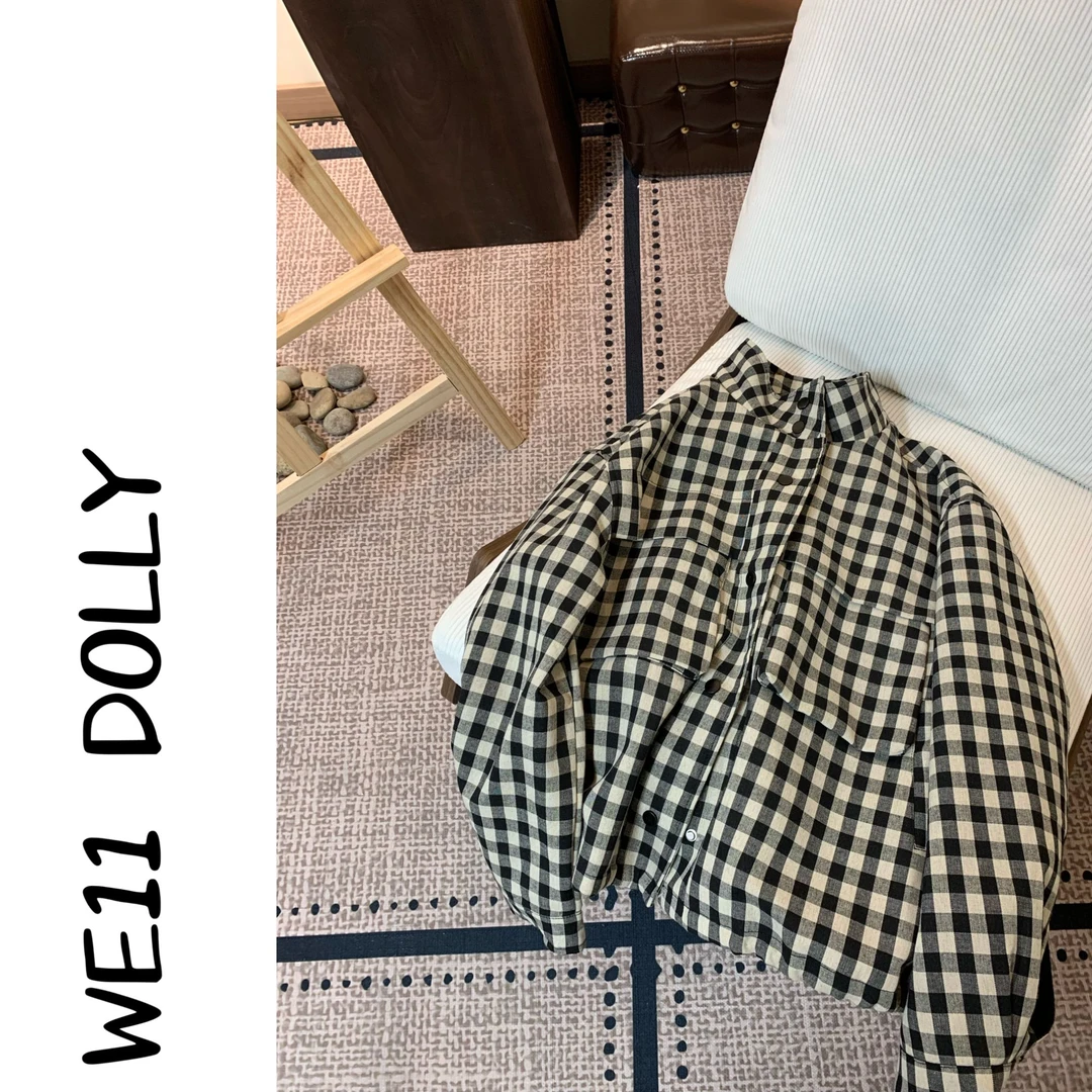 Dolly（这些年）2025早春新款复古文艺格子夹克短外套
